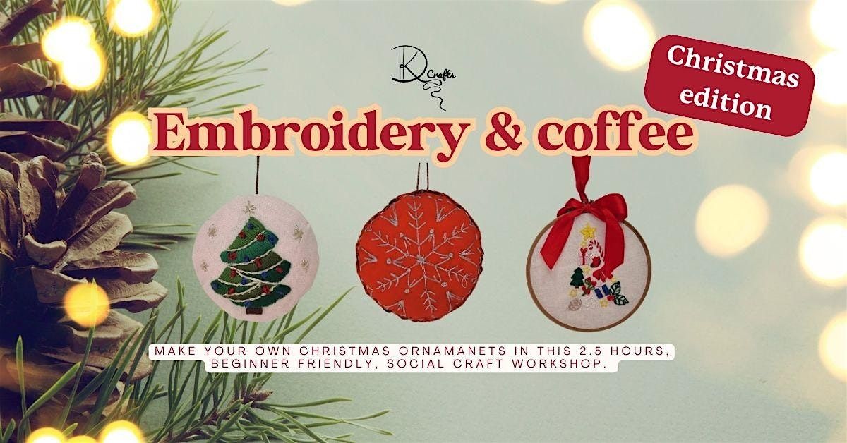 Christmas embroidery workshop