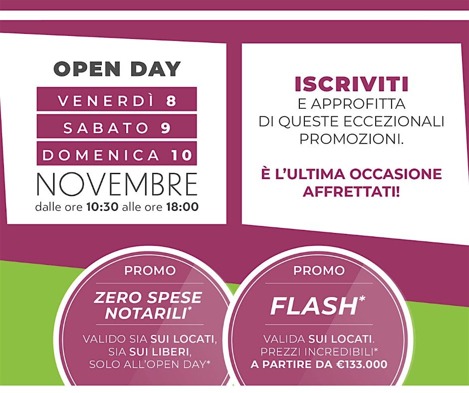 2\u00b0 OPEN DAY AI GIARDINI DI VIA SULMONA