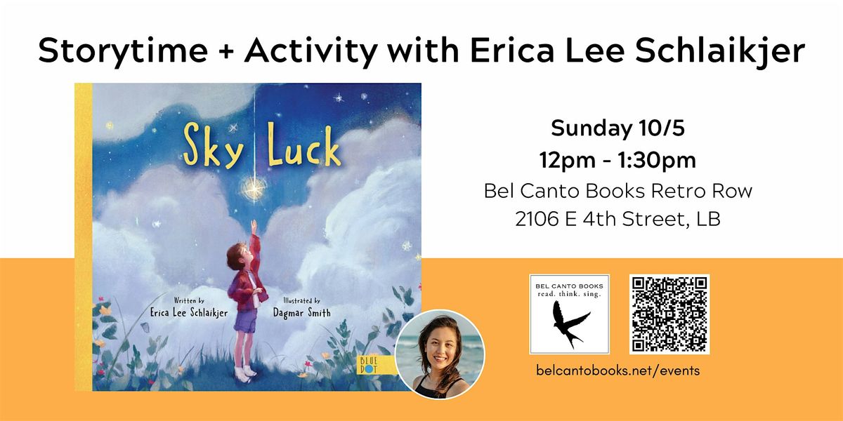 Storytime + Activity with Erica Lee Schlaikjer