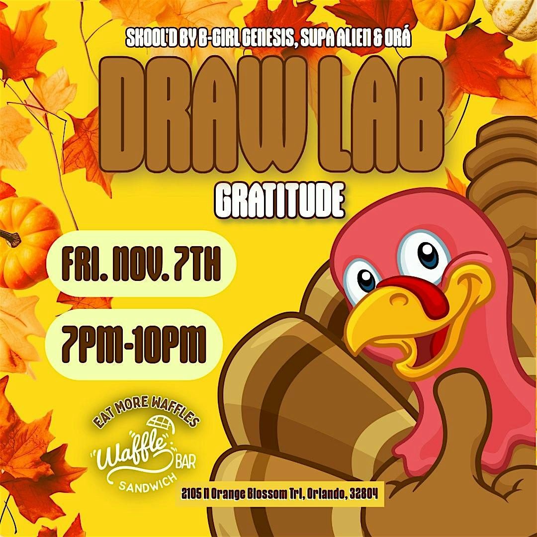 FREE Fall Drawing Club: Gratitude Edition w\/Draw Lab Orlando