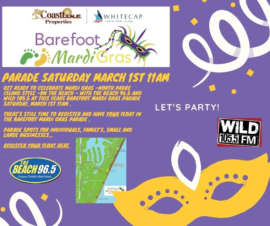 Barefoot Madre Gras Parade 