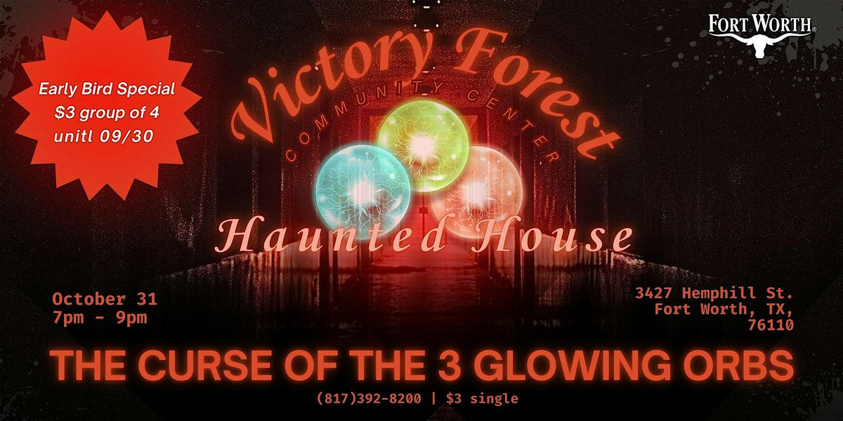 Halloween Haunted House: The Curse of the 3 Glowing Orbs