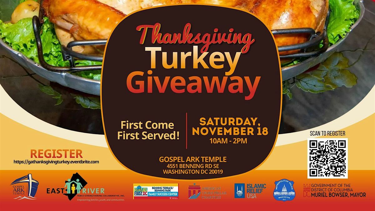 Thanksgiving Turkey Giveaway