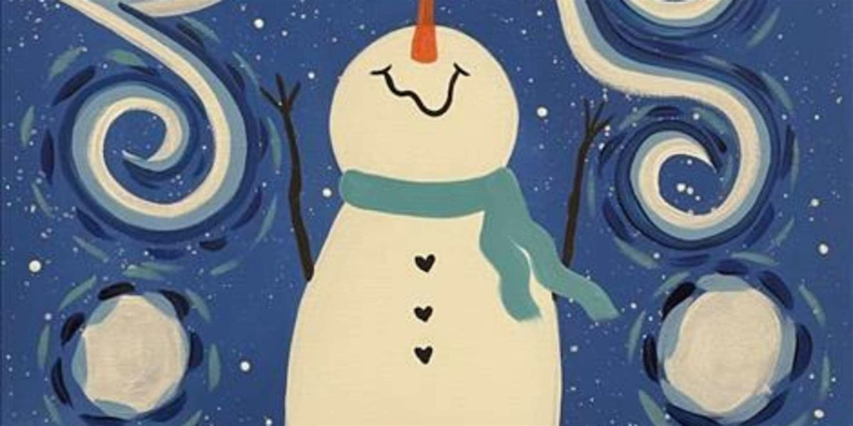 Sniff the Snowman - Paint and Sip by Classpop!\u2122