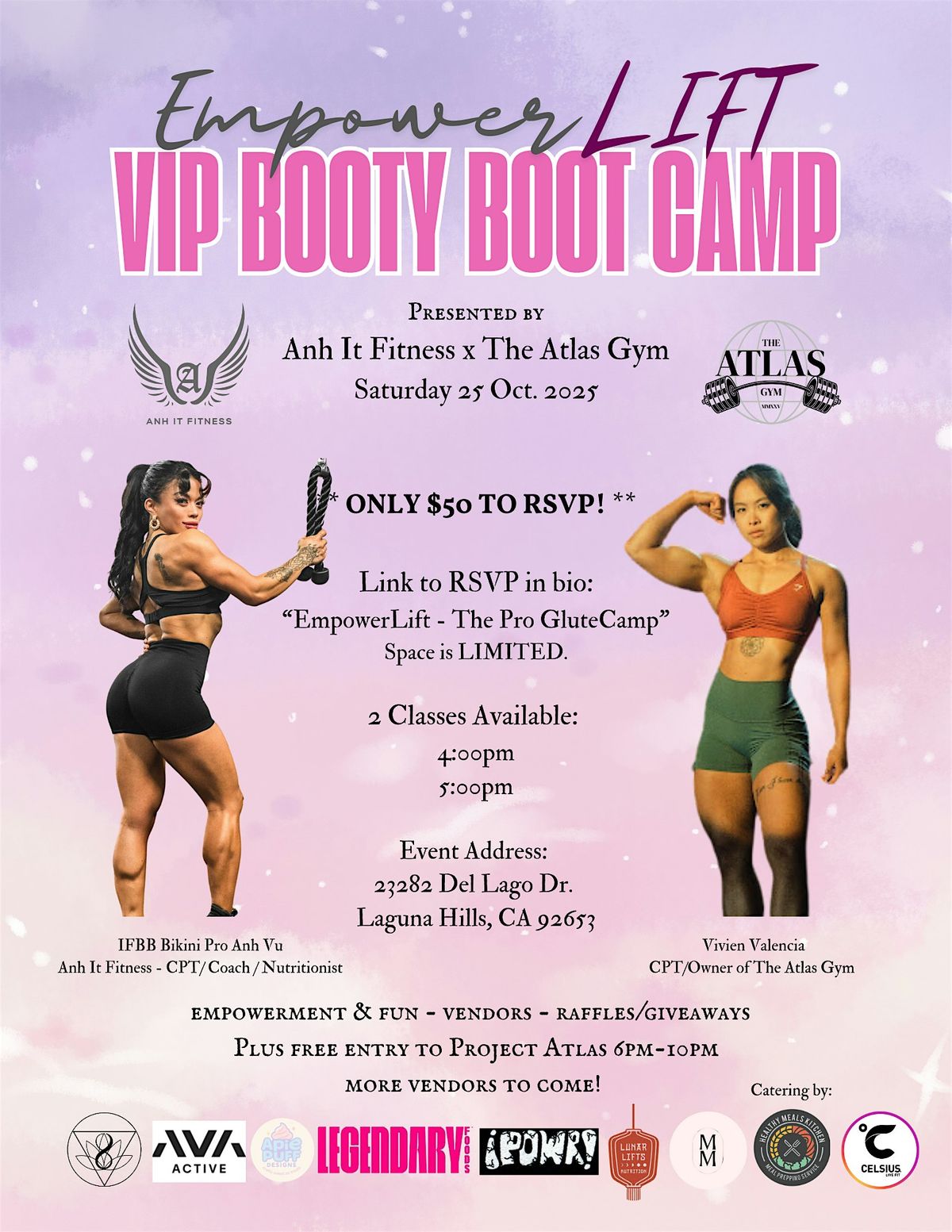 EmpowerLIFT - The Pros GluteCamp (5PM)
