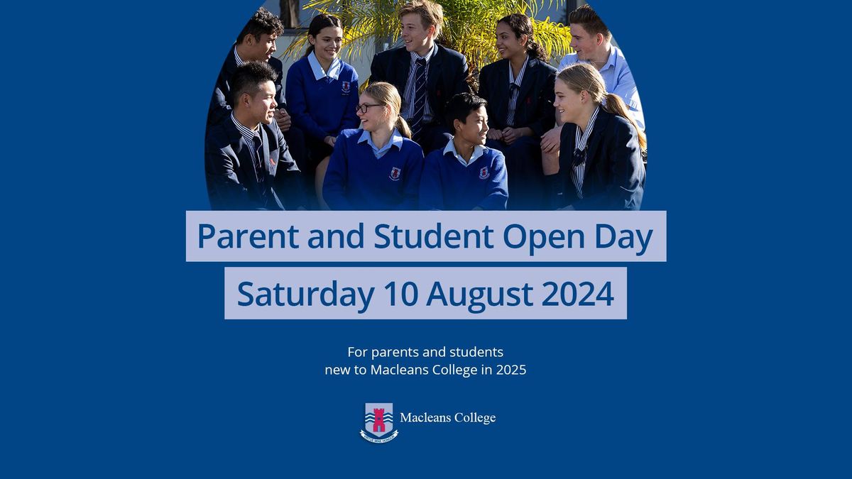 Parent and Student Open Day
