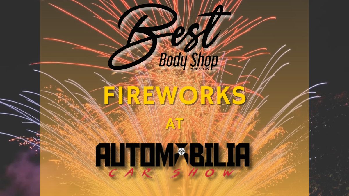 Best Body Shop fireworks at Automobilia
