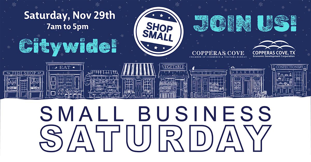 Copperas Cove Small Business Saturday Shopping Adventure!
