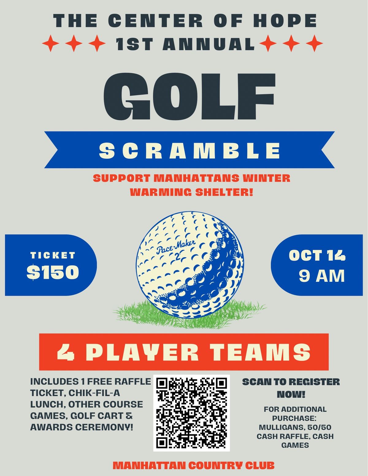 The Center of Hope 1st Annual Golf Scramble