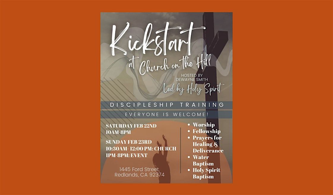 2 Day Kickstart - February 22nd & 23rd - Redlands, CA - w\/Dewayne Smith