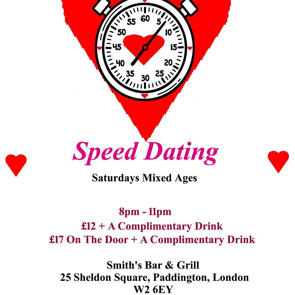 Speed Dating. Mixed Ages. Saturdays