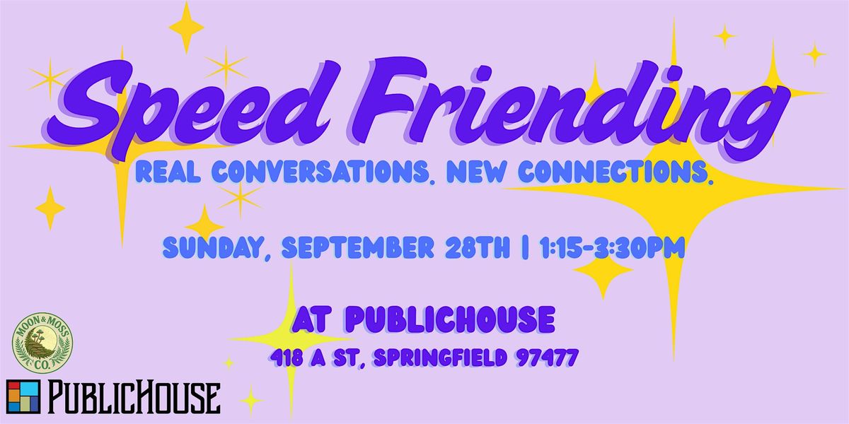 Speed Friending at PublicHouse