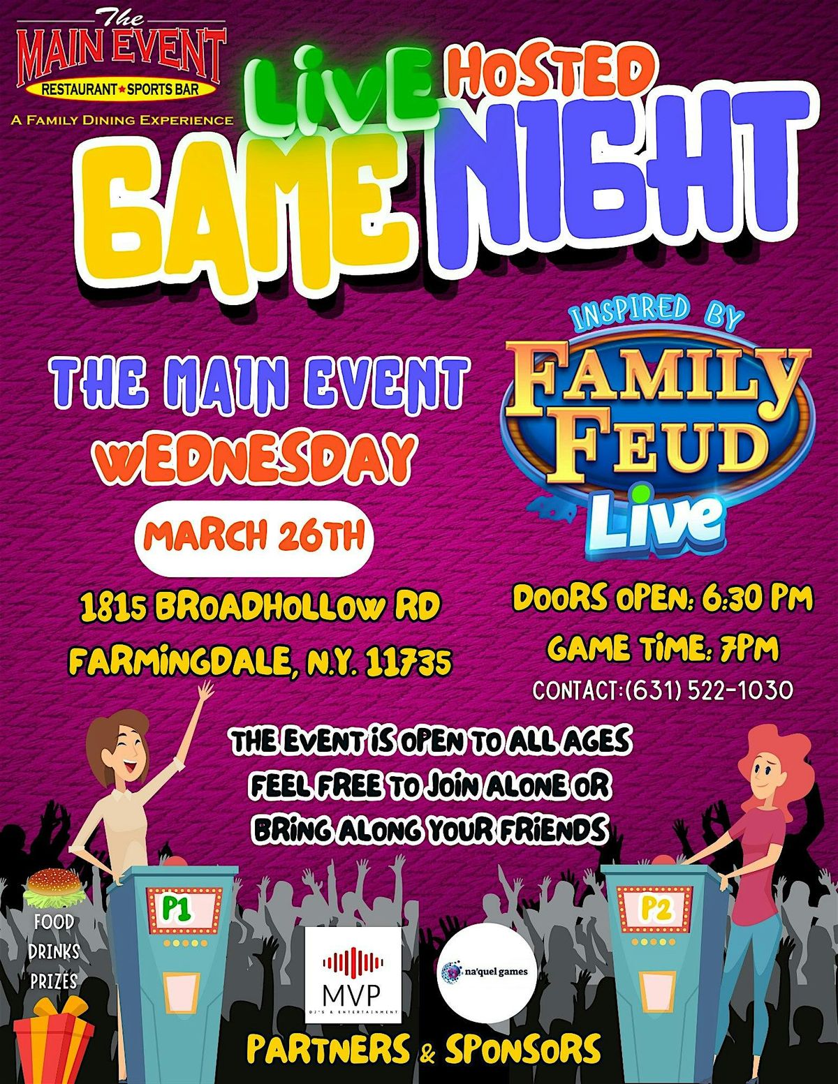 The Main Event Game Show w\/Na'Quel Games