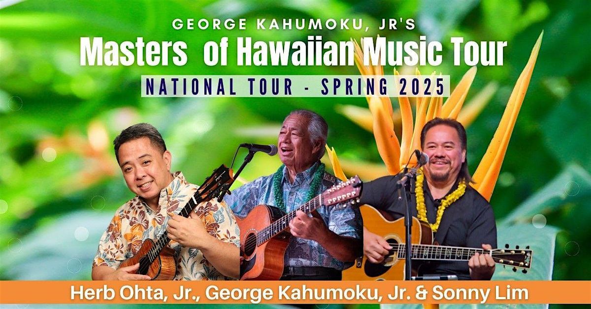 Masters of Hawaiian Music At The Pono Hawaiian Grill, March 11, 6 To 8:00pm