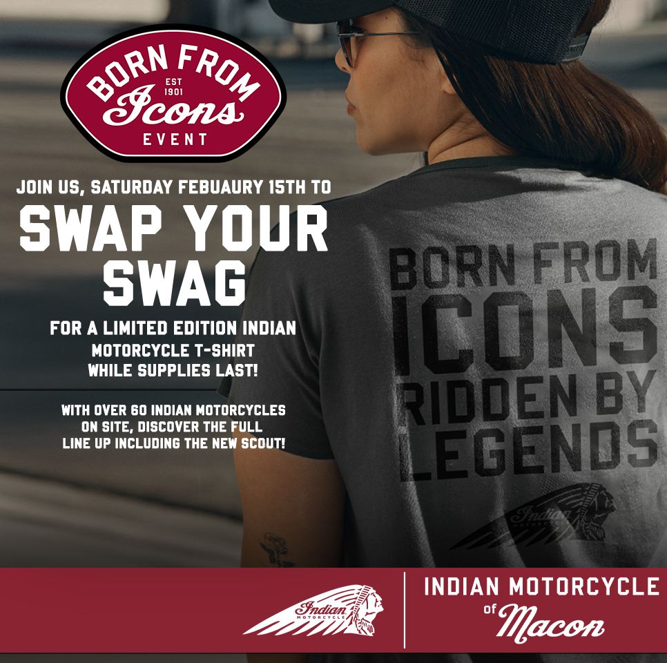 Swap Your Swag Event \/ Indian Motorcycle of Macon