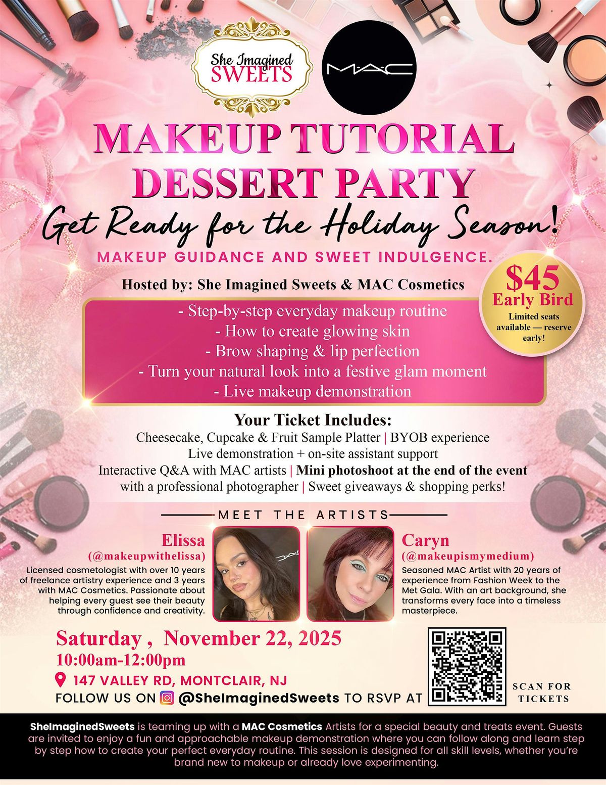 MAC Makeup Tutorial Dessert Party