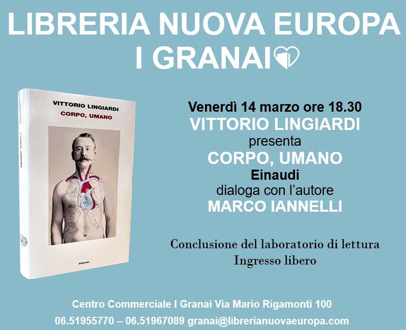 VITTORIO LINGIARDI presenta CORPO, UMANO Einaudi