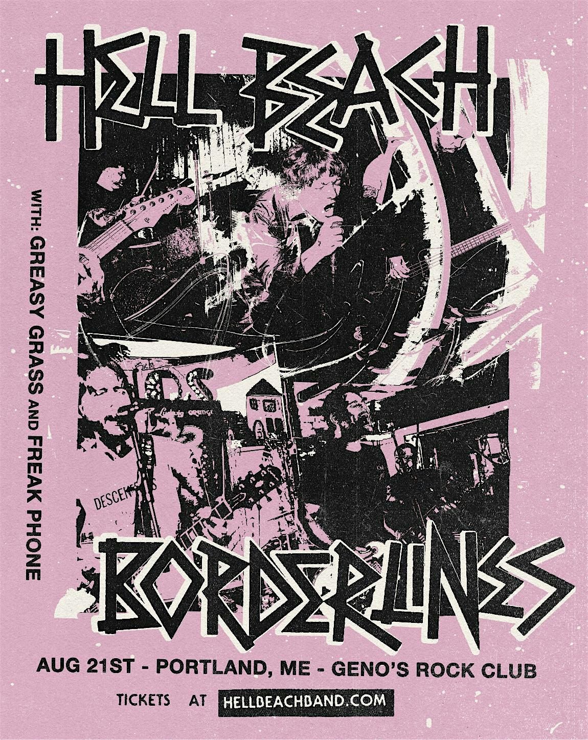 HELLBEACH \/\/ BORDERLINES \/\/ GREASY GRASS \/\/ FREAK PHONE