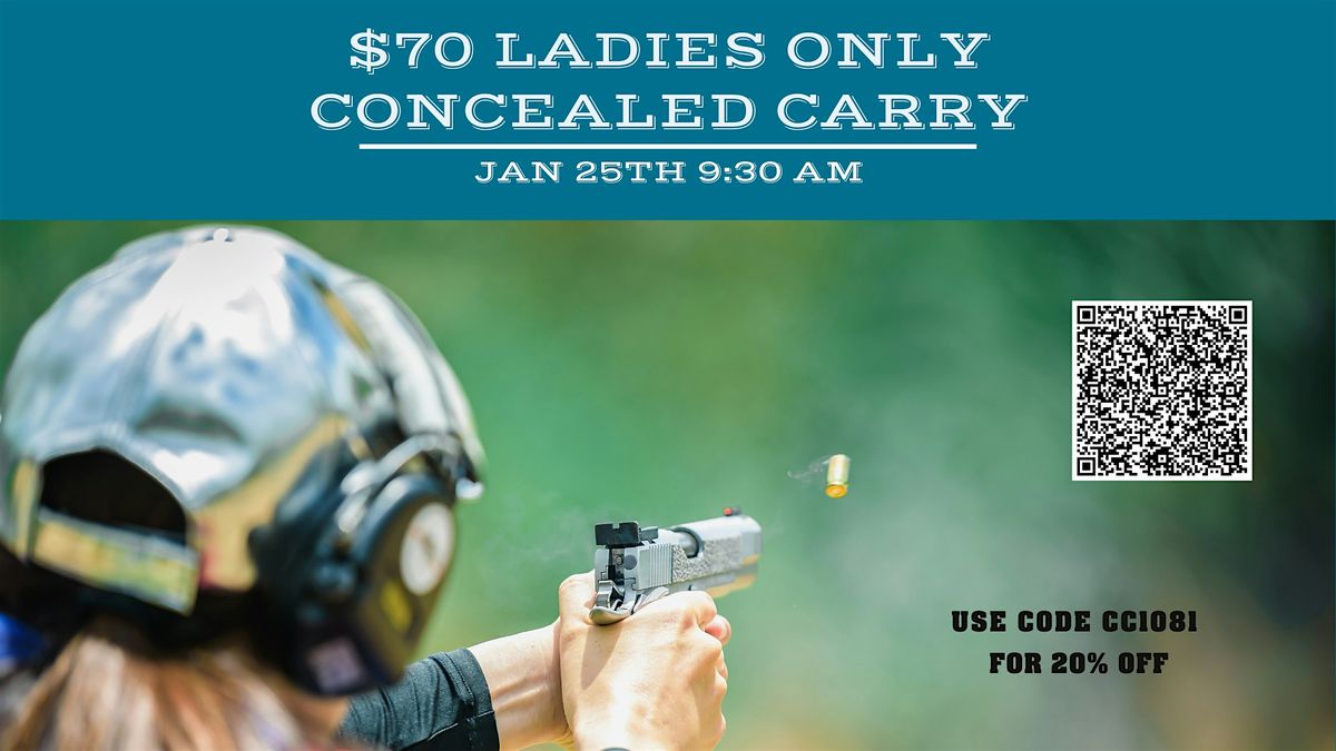 Ladies Concealed Carry Class