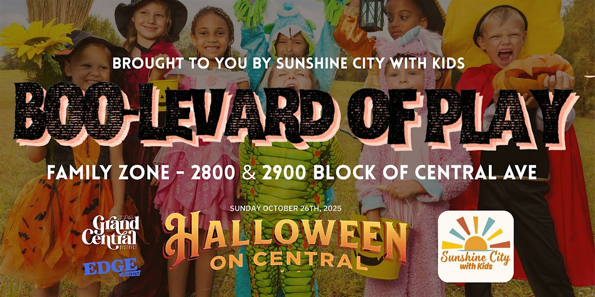 BOOlevard of Play at Halloween On Central