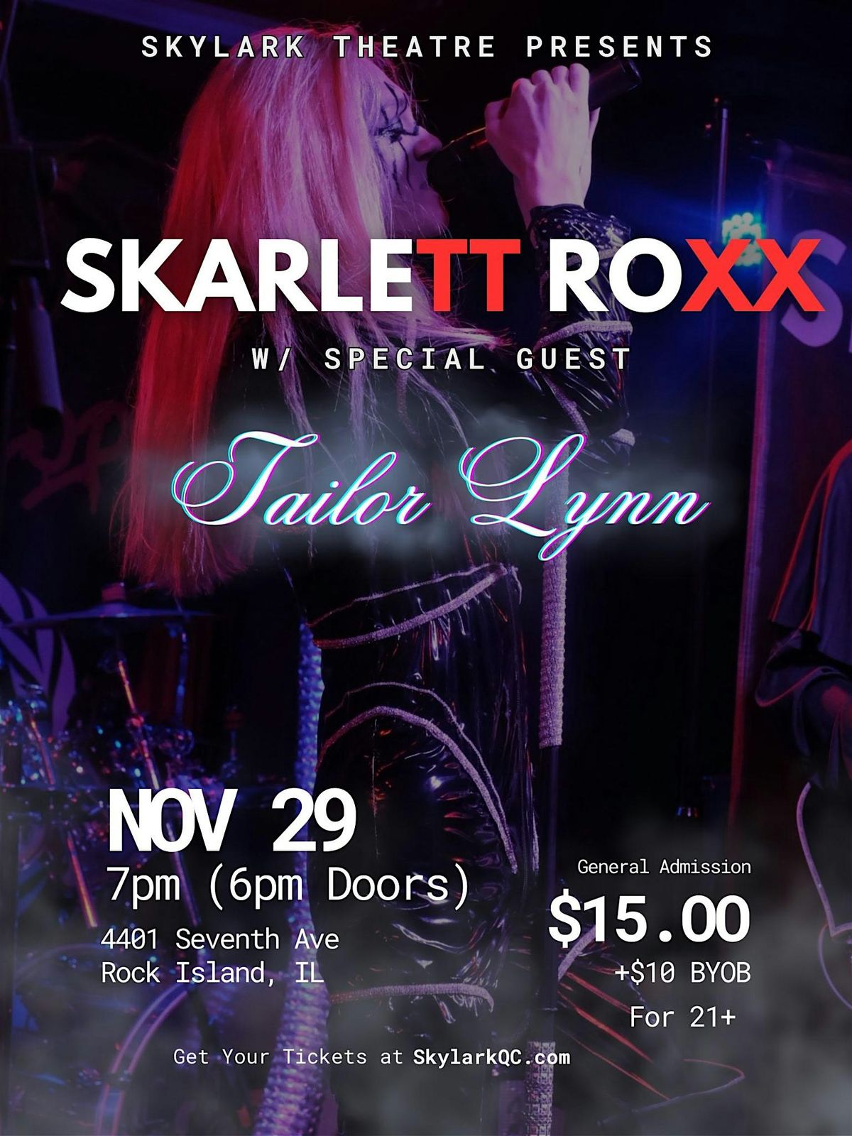 SKARLETT ROXX W\/ SPECIAL GUEST Tailor Lynn