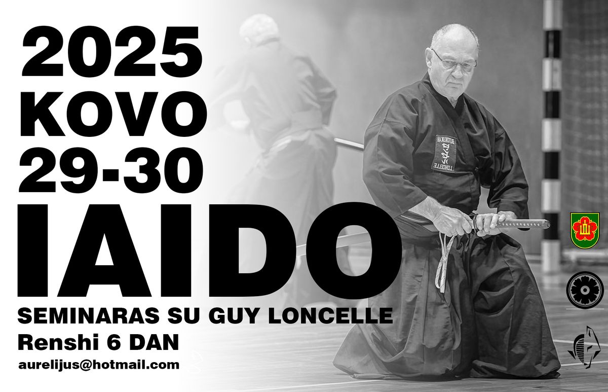 Iaido seminaras su Guy Loncelle (6 DAN, Renshi)