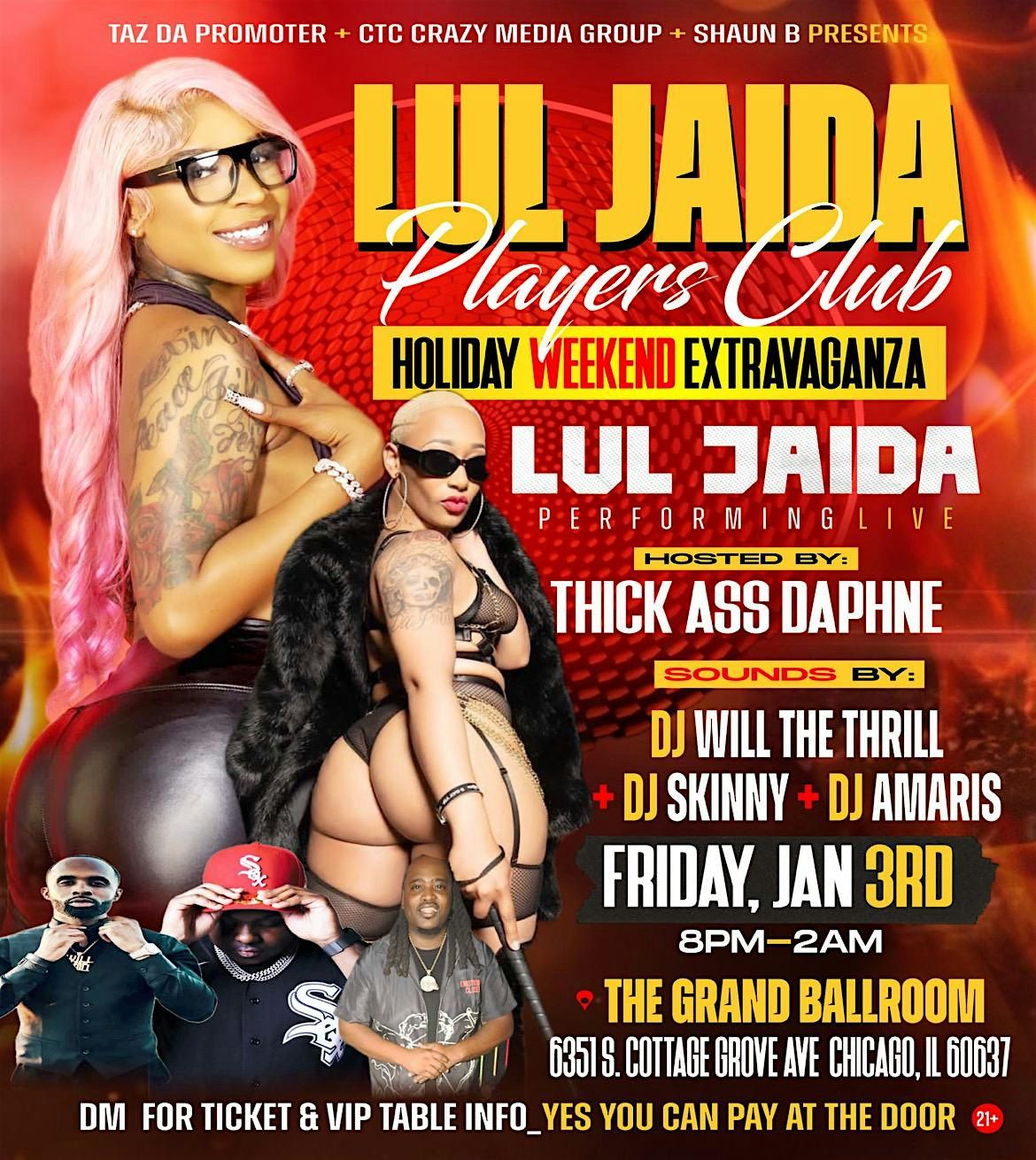 LUL JAIDA\u2019S PLAYERS CLUB: HOLIDAY WEEKEND EXTRAVAGANZA