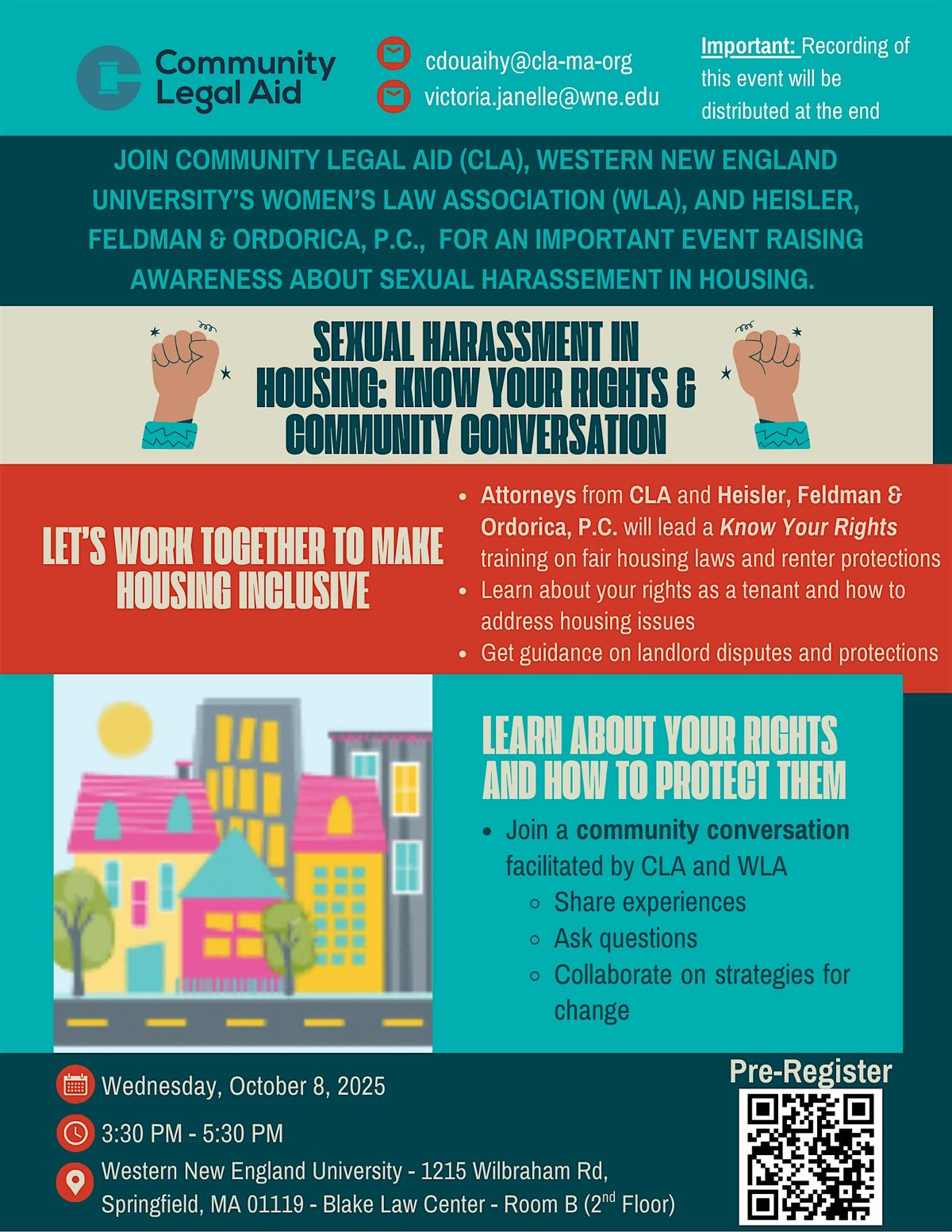 Sexual Harassment in Housing: Know Your Rights & Community Conversation