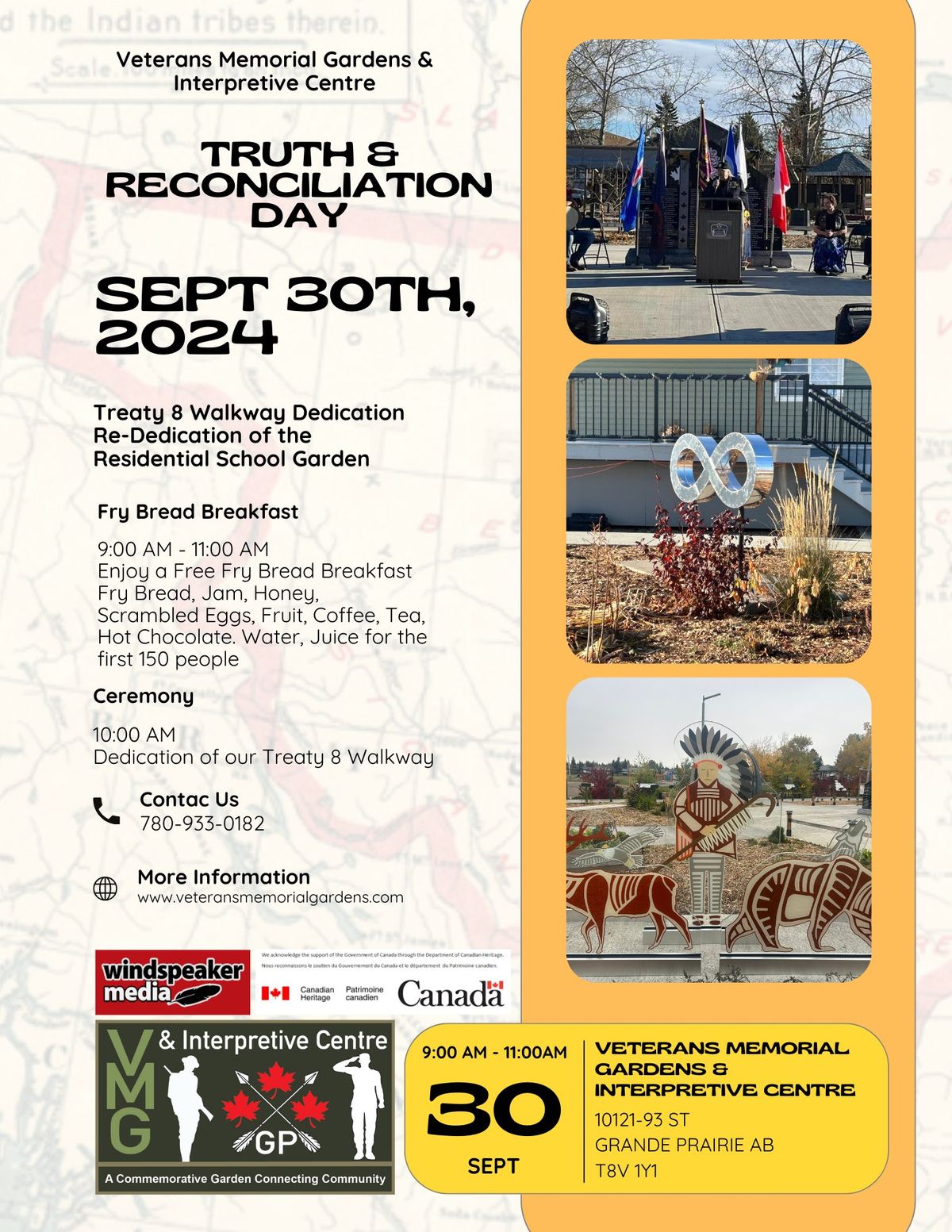 Treaty 8 Walkway & Residential School Garden Re-dedication - Truth & Reconciliation Day