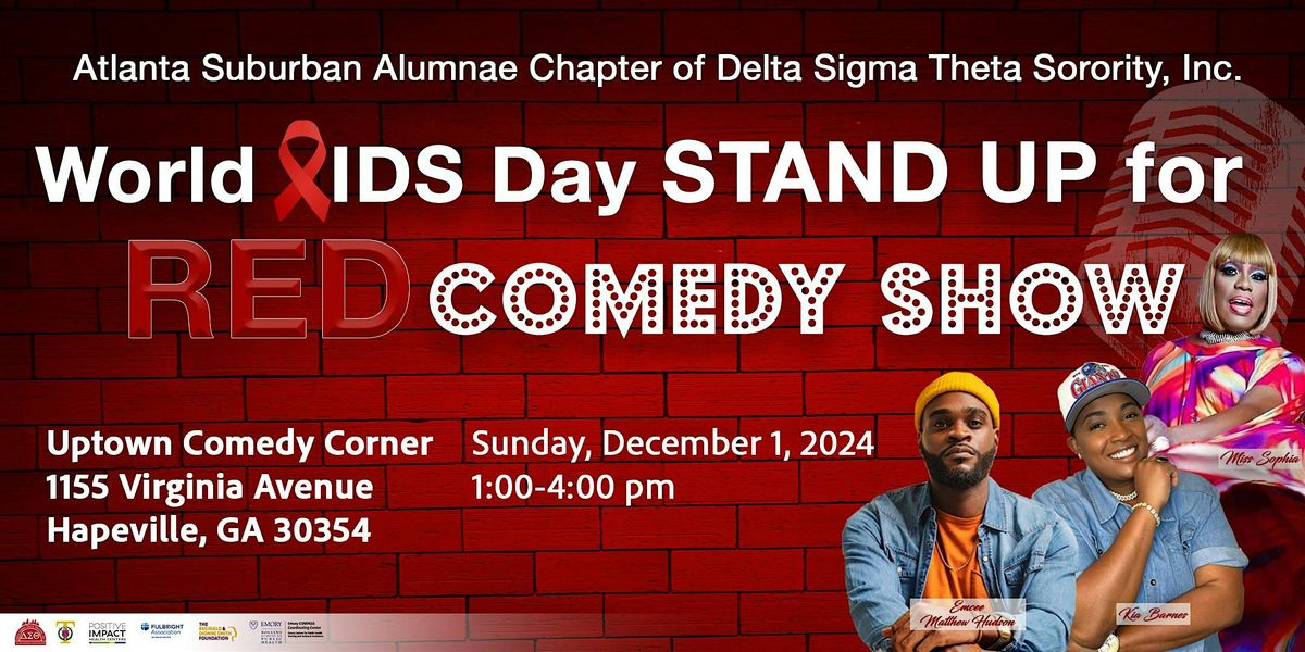 World Aids Day Stand Up for Red Comedy Show