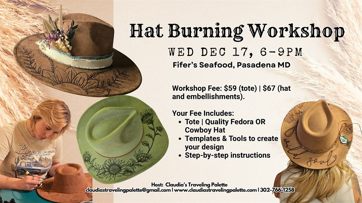 Hat & Tote Burn Party at the Fifer's Seafood
