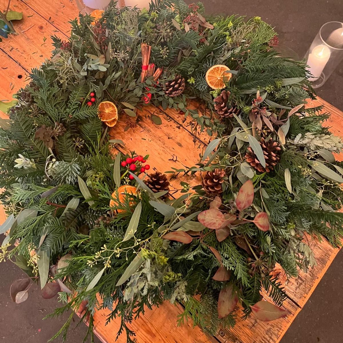 Wreath making class