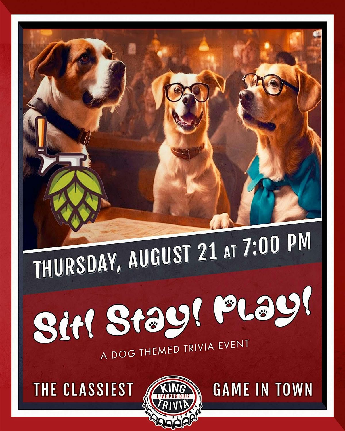 Dog Themed Trivia Night at Hoppin'