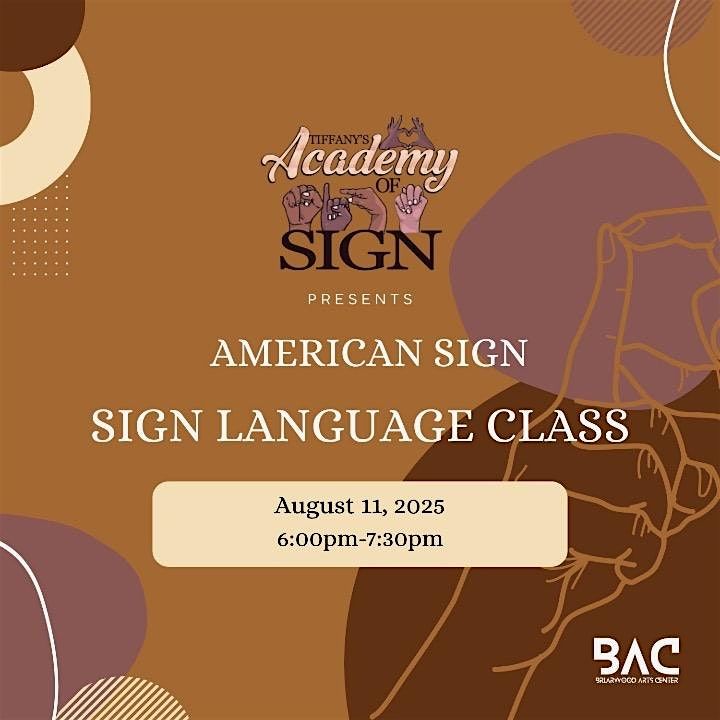 American Sign Language Class
