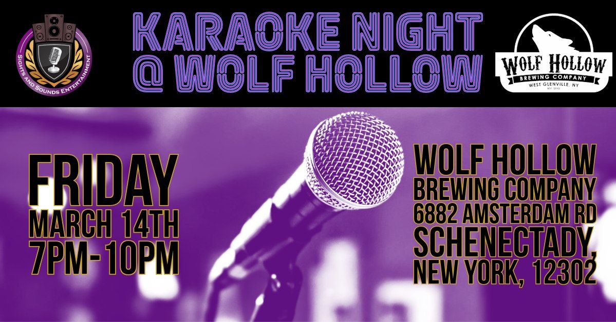 Karaoke Night @ Wolf Hollow Brewing Company