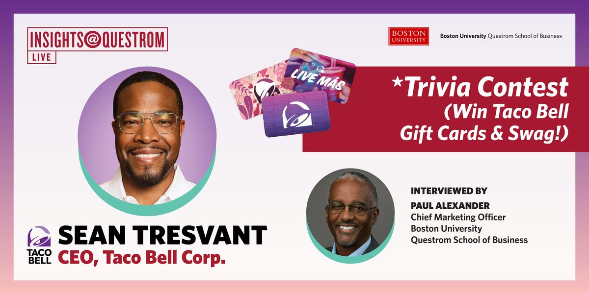 Sean Tresvant CEO, Taco Bell Corp.