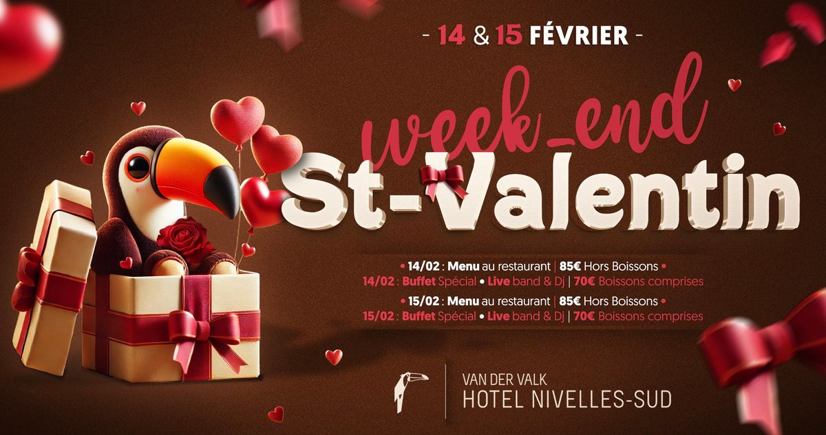 Week-end St-Valentin \u2661 Van der Valk Nivelles-Sud