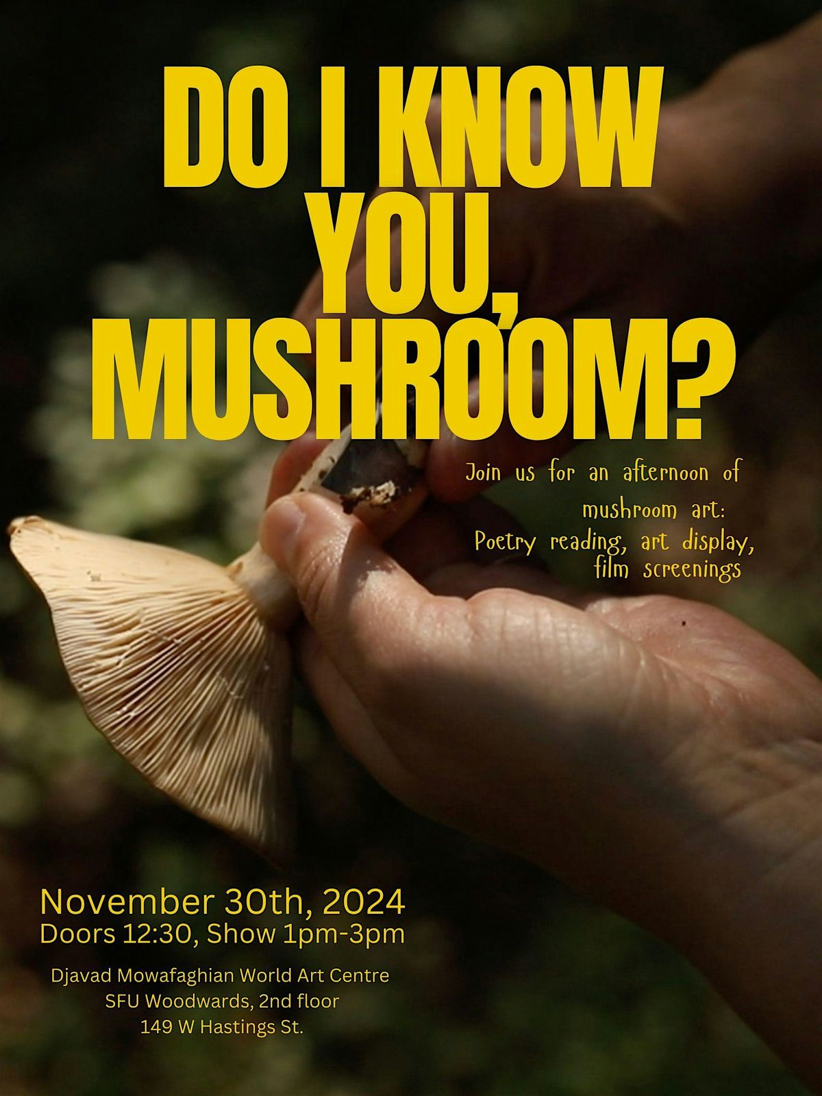 do i know you, mushroom? - Mushroom Art Extravaganza