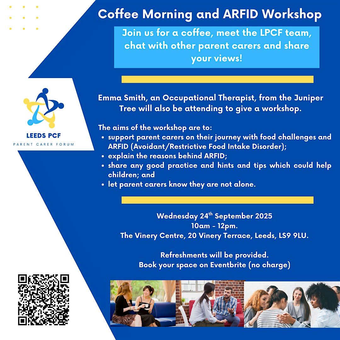Coffee Morning and ARFID Workshop