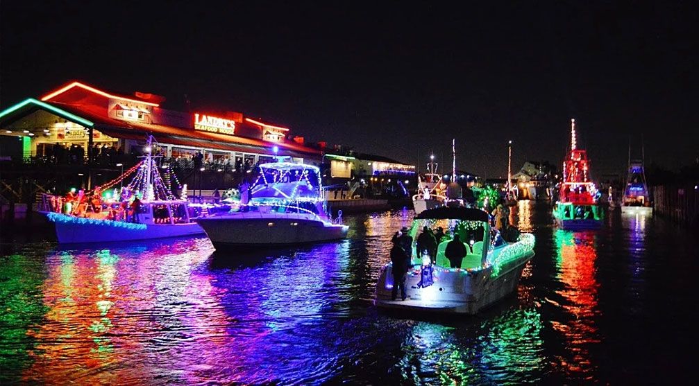 Lighted Holiday Boat Parade 2024 & Tree Lighting- Downtown Mystic