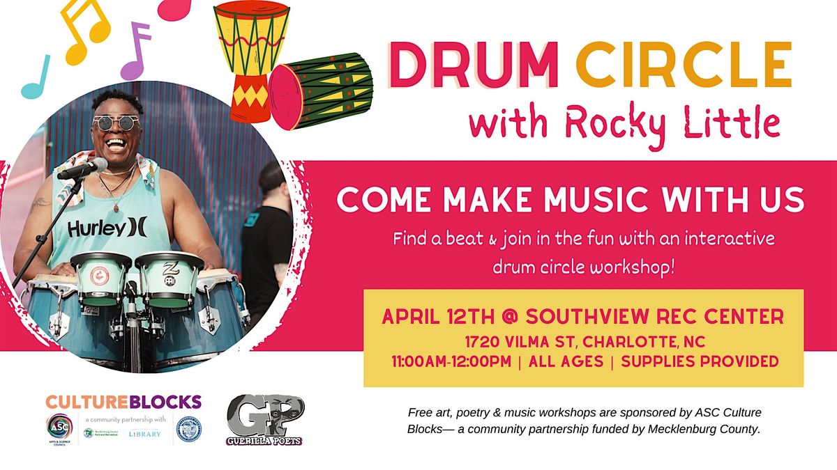 Drum Circle Workshop with Rocky Little!