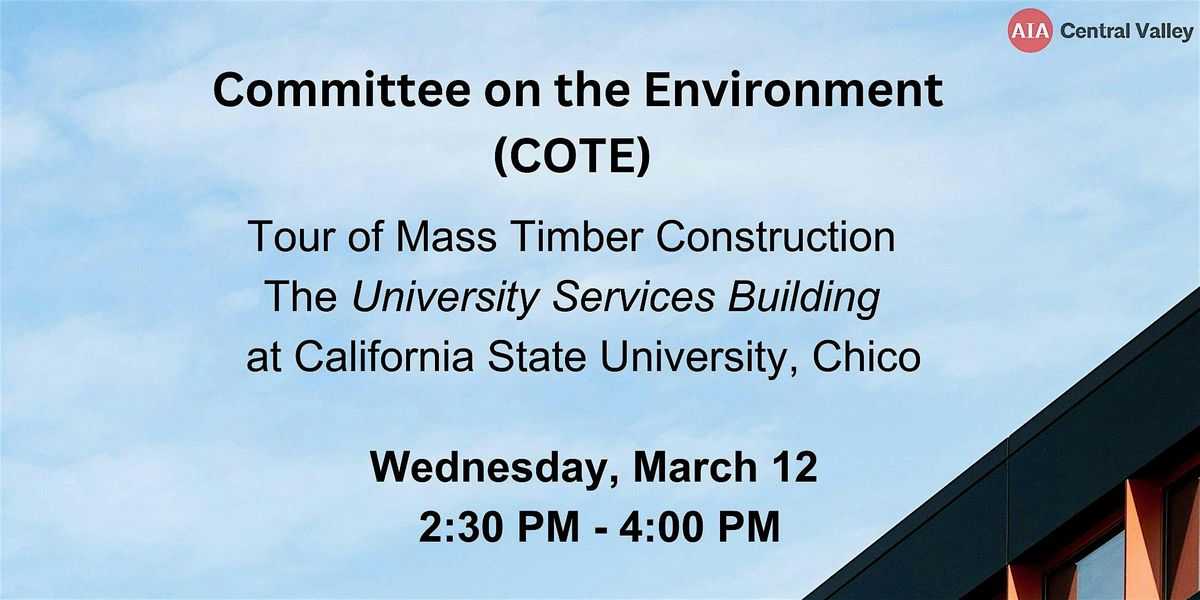 CSU Chico University Services Building-A Mass Timber First