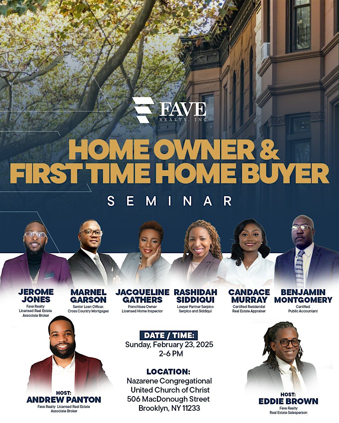 Real Estate Home Owners \/ First Time Home Buyers Seminar Bedford Stuyvesant