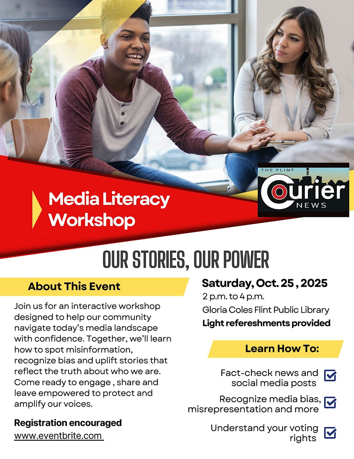 Media Literacy Workshop in Flint, MI