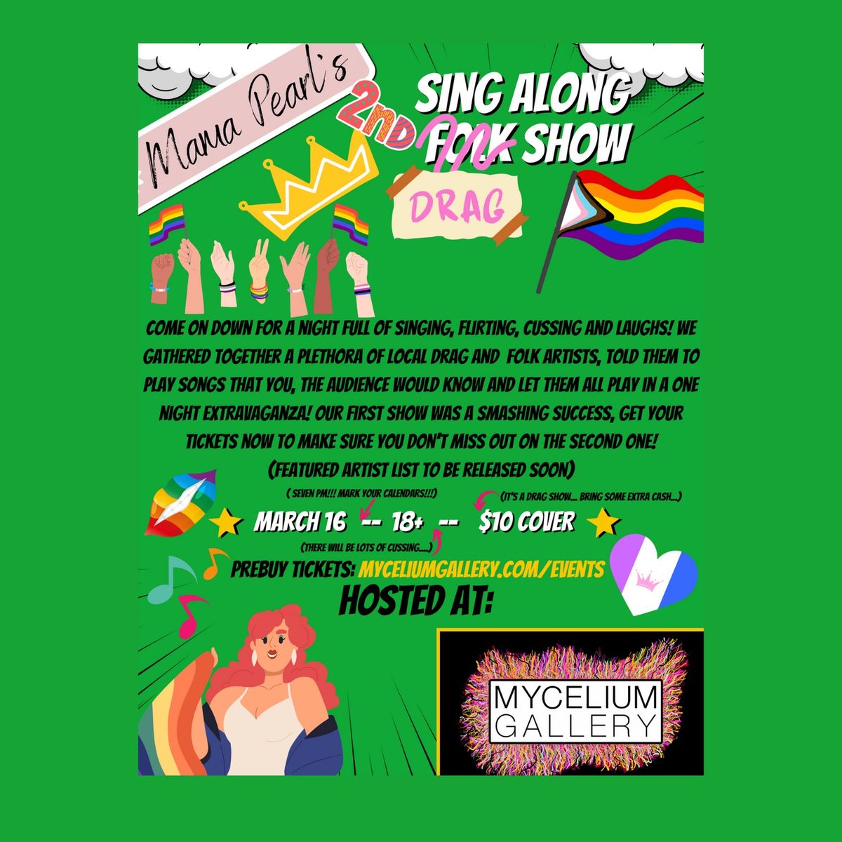 Mama Pearl\u2019s 2nd Folk Sing-a-long Drag Show