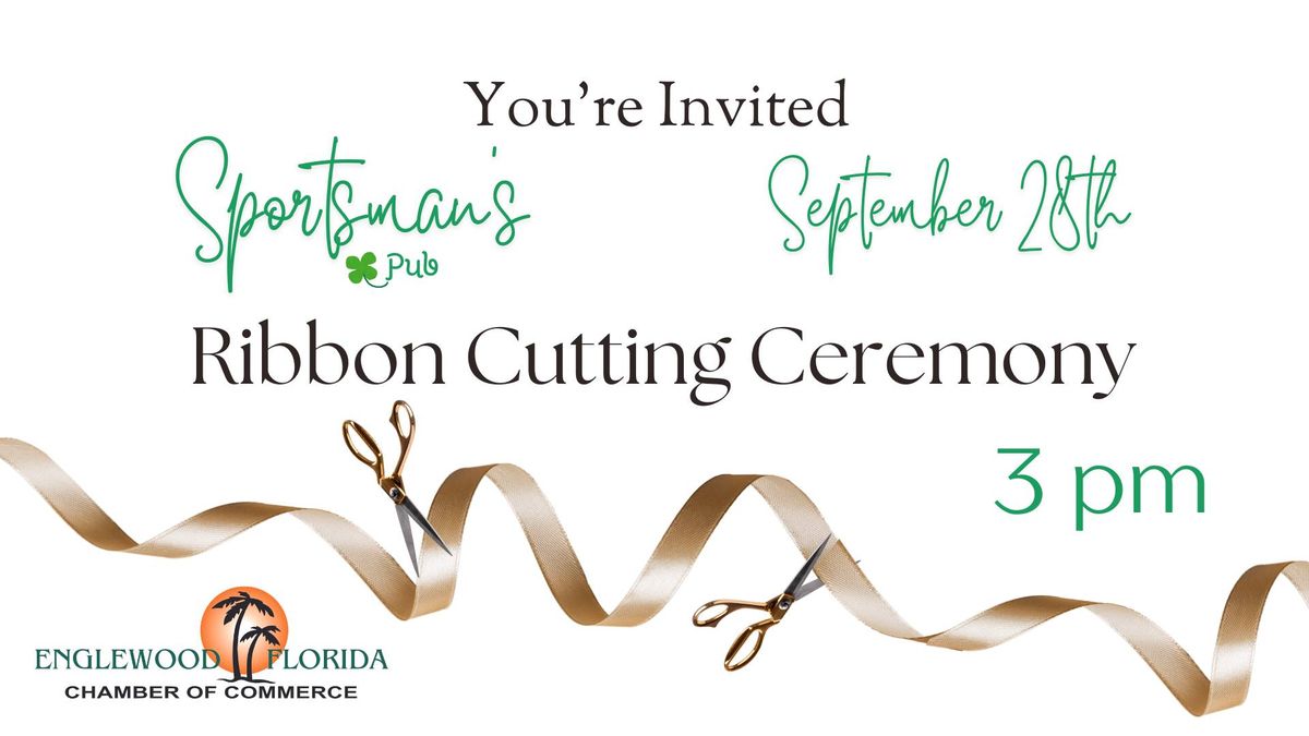 Ribbon Cutting Sportsman's Pub Sept. 28h