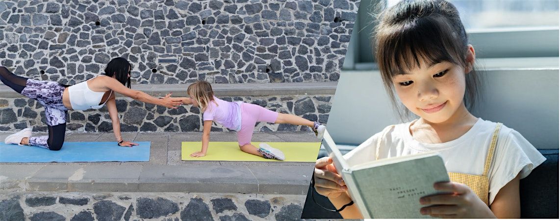 Interwoven : Mommy and Me Yoga and Kids Book Club - Trying