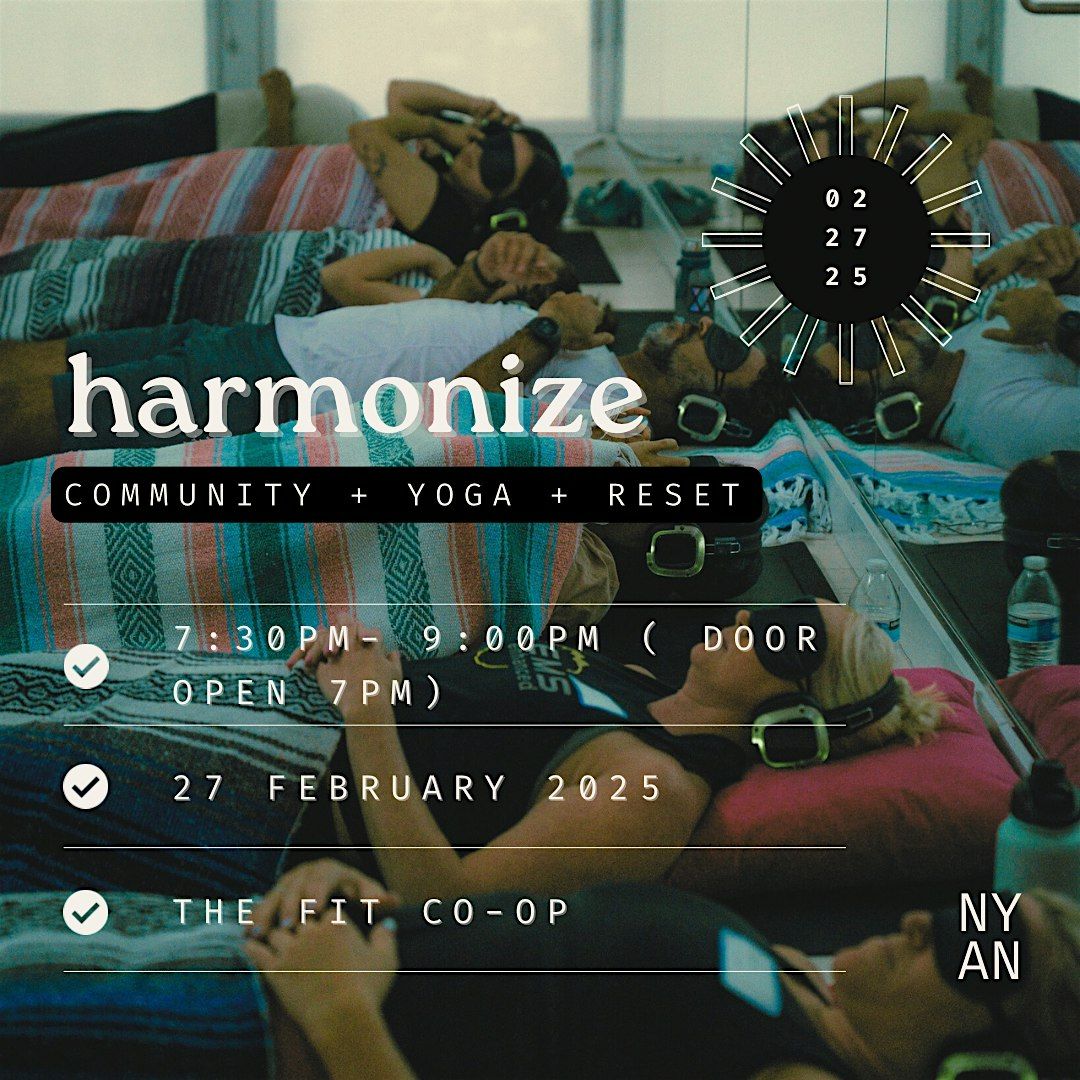 harmonize: community reset & market