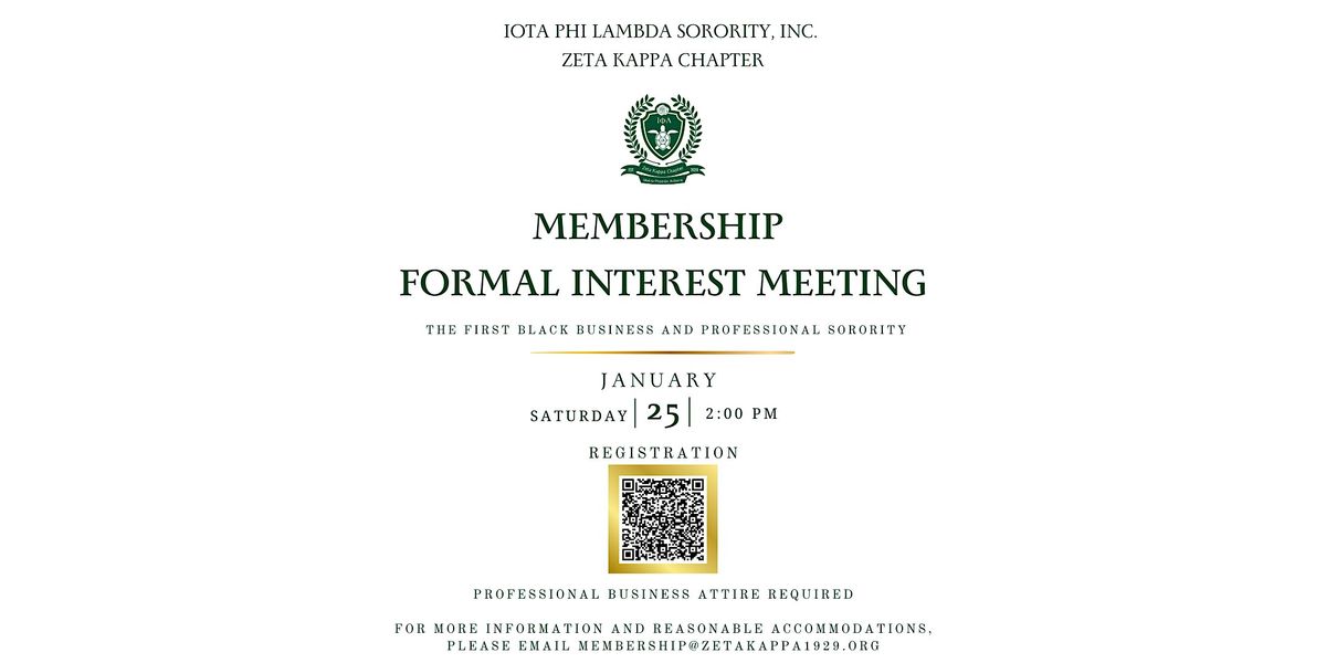 Iota Phi Lambda Sorority, Inc. Metropolitan Phoenix Interest Meeting