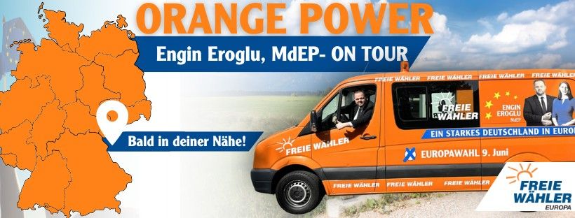 ORANGE POWER - Engin Eroglu, MdEP on Tour in Mainz